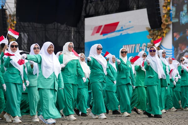 Fatayat NU Ambil Bagian di HUT Bhayangkara ke-79, Kadiv Humas: Mari Terus Bersinergi