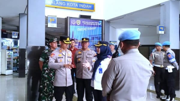 Pastikan Situasi Aman, Wakapolresta Malang Kota Sambangi Terminal Arjosari
