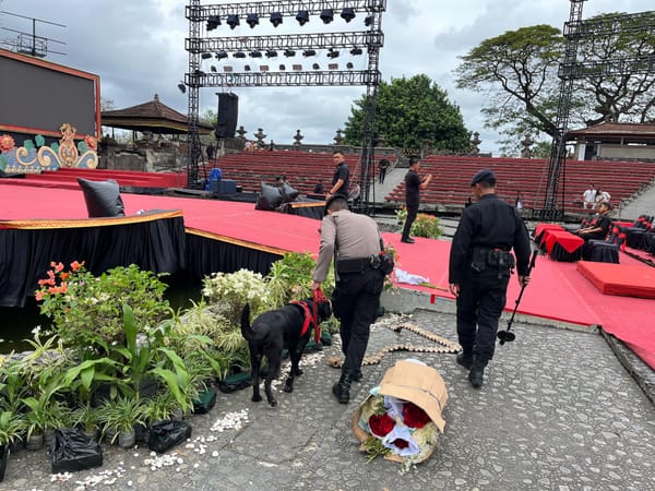Pasca Kunker RI 2, Polda Bali Sterilkan Art Center Demi Keamanan Maksimal