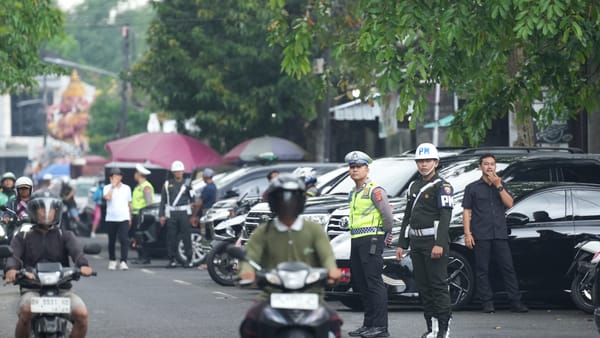 Polda Bali Kerahkan Ratusan Personel Amankan Kunjungan Wapres di Pasar Dauh Pala