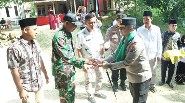 Atasi Krisis Air Bersih, Kapolres Bangkalan Bantu Sumur Bor untuk Warga