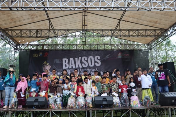 Kapolres Bangkalan Rayakan HUT Bhayangkara ke-79 Lewat Baksos dan Touring Trail Adventure