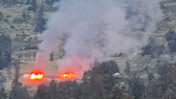 Aksi Pembakaran di Puncak, Satgas Ops Damai Cartenz Lakukan Pengejaran Pelaku