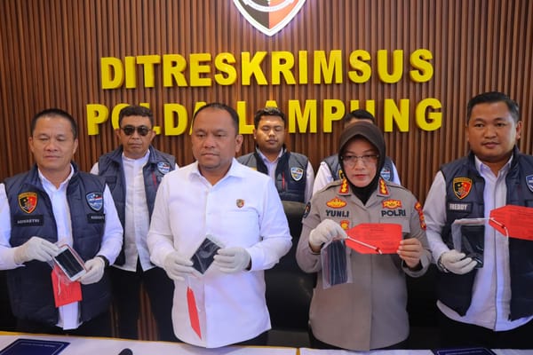 Terduga Pelanggaran UU ITE, Polda Lampung Tangkap 3 Orang dari Komunitas Online