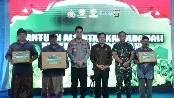 Kapolda Bali Laksanakan Penanaman Jagung Serentak