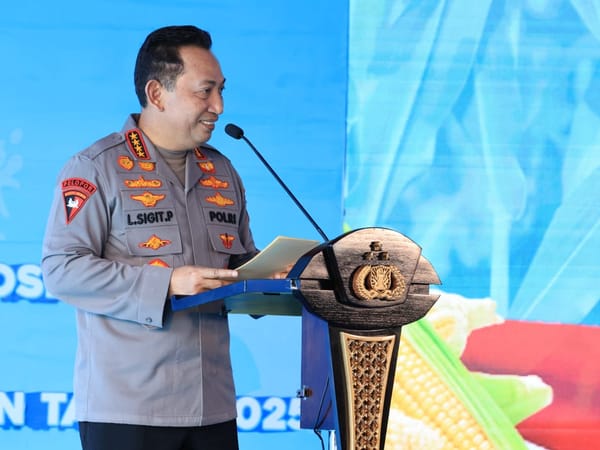 Tanam Jagung Kuartal III, Kapolri Tegaskan Komitmen Swasembada Pangan