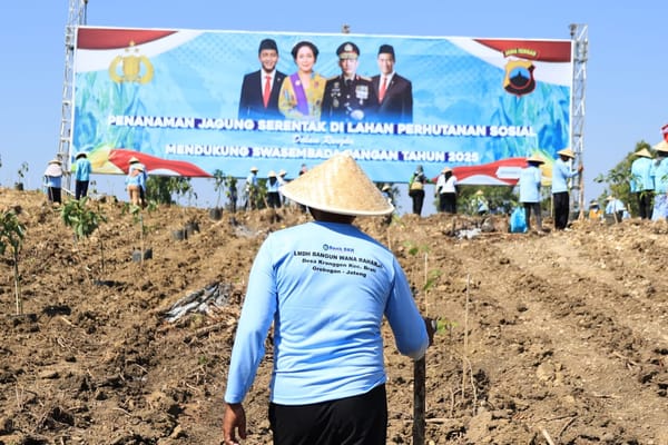 Wujudkan Swasembada Pangan, Kapolri Tanam Jagung Kuartal III