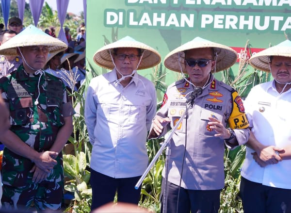 Tanam Jagung Serentak di Sumedang, Kapolda Jabar Soroti Kemandirian Pangan