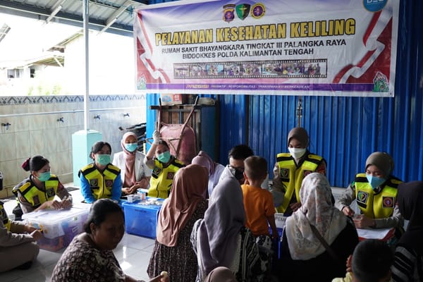 Rumkit Bhayangkara Bawa Posyandu Keliling, Wujud Kepedulian pada Kesehatan Masyarakat