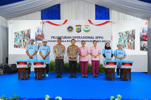Pelaksanaan SPPG Polrestabes Medan Dipantau Langsung Kapolri: MBG Harus Tepat Sasaran