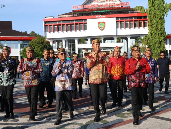 Perkuat Kolaborasi, Kapolda Kalteng Ikuti Peringatan Harkopnas ke-78 di Kantor Gubernur