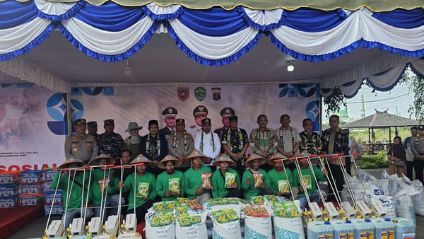 Wujud Nyata Dukungan Polres Kutim terhadap Ketahanan Pangan: Alsintan Disalurkan ke Petani