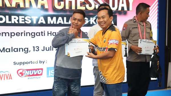 Catur Bukan Sekadar Olahraga, Wali Kota Malang Puji Gelaran Bhayangkara Chess Day 2025