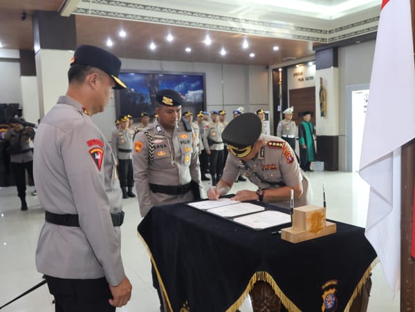 Mutasi di Lingkungan Polda Kalteng, Dirlantas Resmi Berganti
