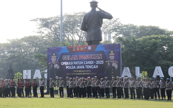 Operasi Patuh Candi 2025 Dimulai, Polda Jateng Libatkan 2.480 Personel dengan Pendekatan Humanis