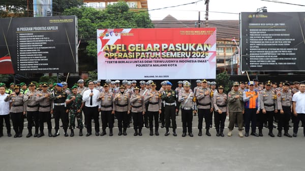 Cegah Kecelakaan, Polresta Malang Kota Edukasi Masyarakat Lewat Ops Patuh Semeru 2025