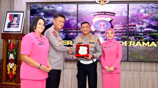 Kapolda Kalteng Pimpin Kenal Pamit Dirlantas, Sampaikan Pesan Humanis dan Tegas
