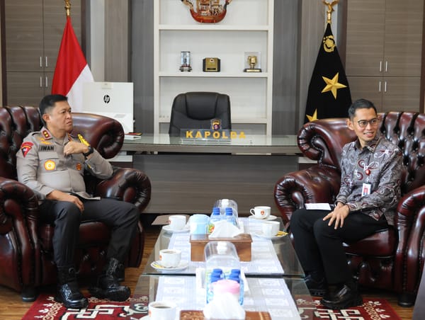 Perkuat Sinergi dan Kolaborasi, Kapolda Kalteng Terima Audiensi OJK