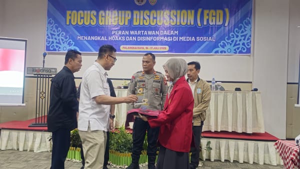 Sinergi Polri dan Pers Bahas Keamanan Ruang Digital dalam FGD PWI Kalteng