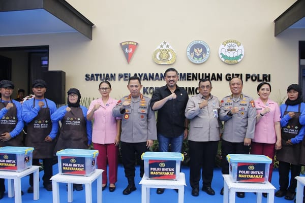 Kapolri Resmikan SPPG di 28 Titik, Wujud Dukungan terhadap Program MBG