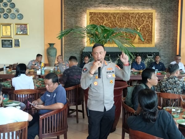 Tingkatkan Silaturahmi Polda Bali Gathering Bersama Wartawan
