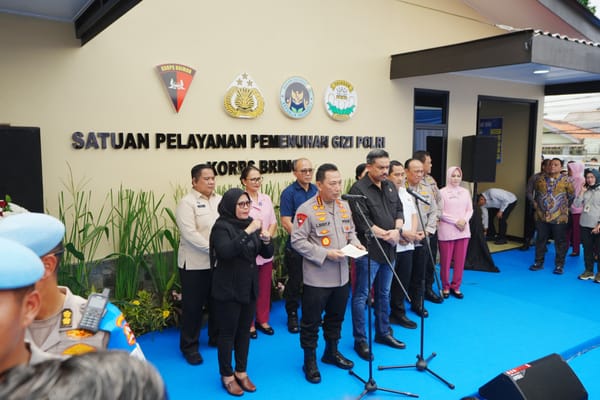 Dukung Program MBG, Kapolri: Tingkatkan SDM Menuju Indonesia Emas 2045