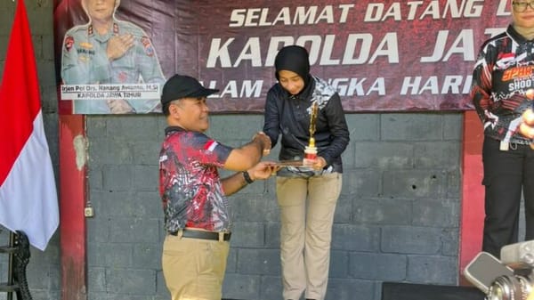 Polwan Polresta Malang Kota Ukir Prestasi, Juara 2 Lomba Menembak Kapolda Jatim Cup 2025