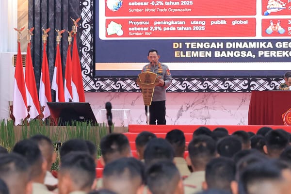 Kapolri Beri Pembekalan 2.000 Capaja: Sinergitas Jadi Kunci Hadapi Tantangan
