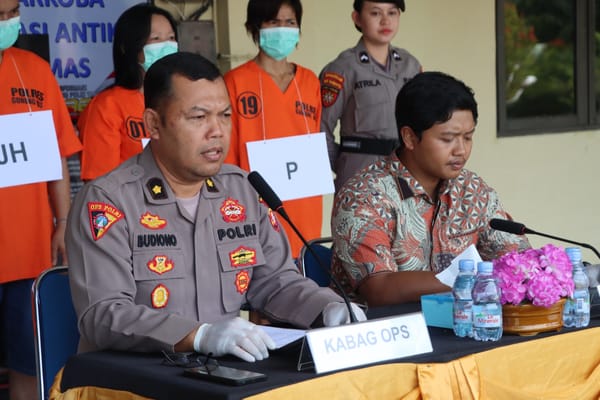 Polres Gumas Bekuk 5 Pelaku Narkoba, Puluhan Gram Sabu Diamankan dalam Operasi Antik