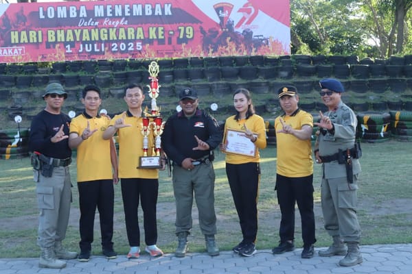 Brimob Polda NTB Gelar Lomba Menembak TNI Polri Kompak Semangat Sportif Membara