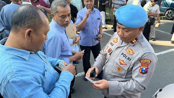 Disiplin Berlalu Lintas, Propam Gelar Pemeriksaan Kendaraan Personel Polresta Malang Kota