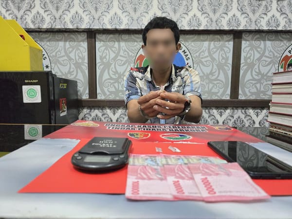 Berkat Laporan Warga, Polisi Gumas Ringkus Dua Pengedar Sabu di Tampelas