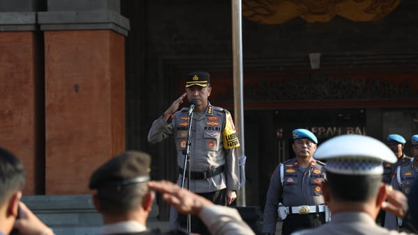 Siap Amankan Pica Fest, Polda Bali Gelar Apel Kesiapan Pasukan