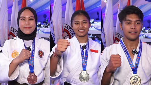Dapat Medali dari Kapolri, Atlet Judo Polri Ucapkan Terima Kasih Penuh Bangga