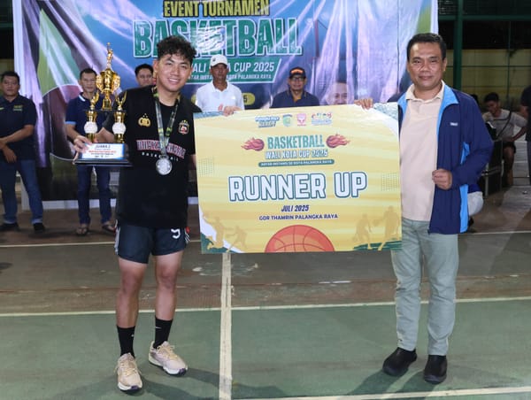 Polda Kalteng Raih Runner-Up di Wali Kota Cup 2025, Kapolda Iwan Beri Apresiasi Tim Basket