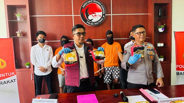 Polisi Gagalkan Penyelundupan 30 Kg Sabu, Tiga Kurir Asal Internasional Diciduk