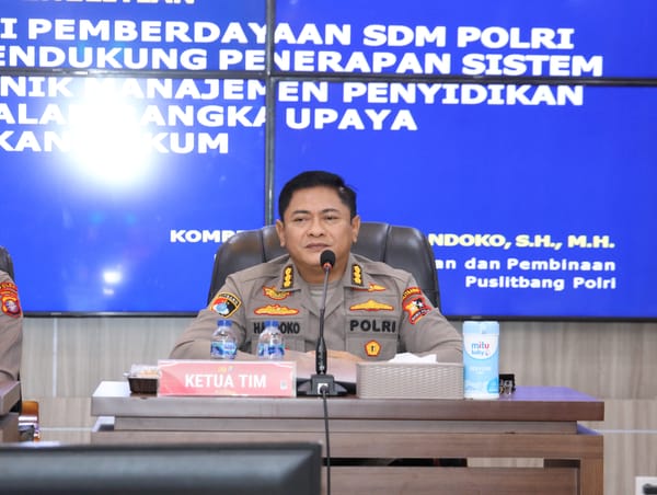Dukung Asta Cita, Puslitbang Polri Bahas Strategi Penguatan SDM Lewat FGD di Kalteng