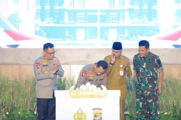 Kapolri Resmikan Gedung Baru Polda Lampung, Dorong Peningkatan Layanan Publik