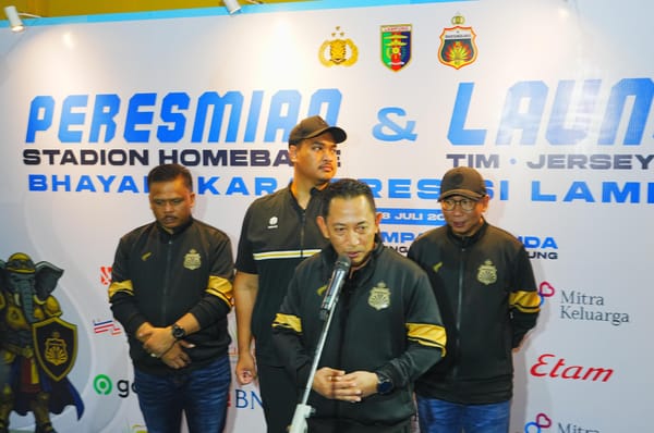 Kapolri Resmikan Bhayangkara Presisi Lampung FC, Tekankan Nilai Persatuan
