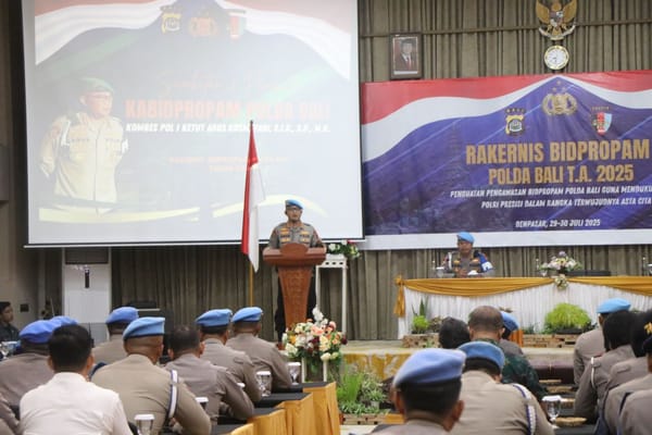 Rakernis Bid Propam Polda Bali Fokus pada Penguatan Pengawasan dan Implementasi Polri Presisi