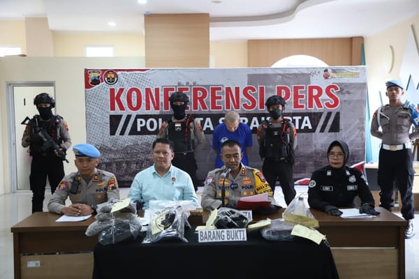 Kasus Curanmor di Keprabon Terungkap, Polresta Surakarta Gelar Press Release