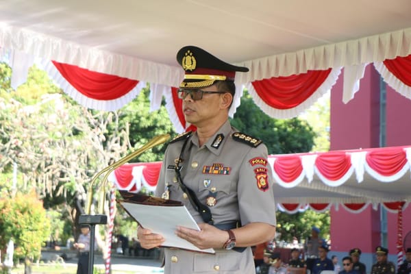 Polda Bali Gelar Apel Operasi Sikat Agung 2025, Tegaskan Komitmen Berantas Kriminalitas