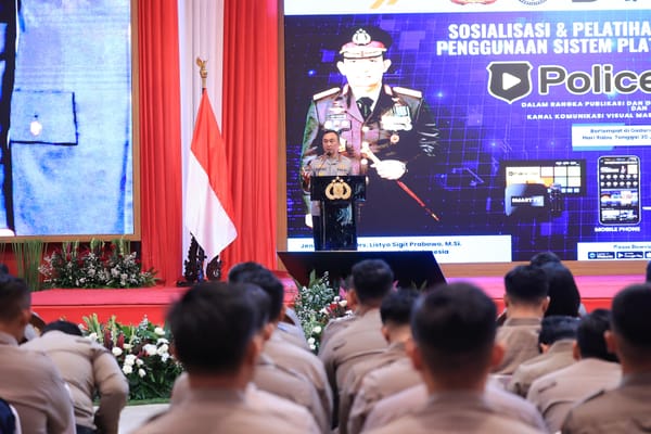 Kadiv Humas Resmikan Hibah Policetube: Kerja Jajaran Polri Terekam dengan Nyata
