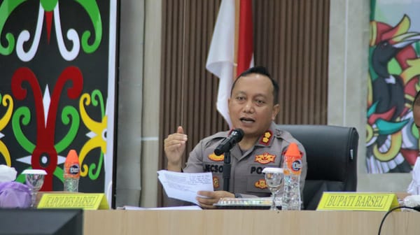 Sinergi Polri dan Desa: Polres Barsel Sosialisasikan Program Ketahanan Pangan