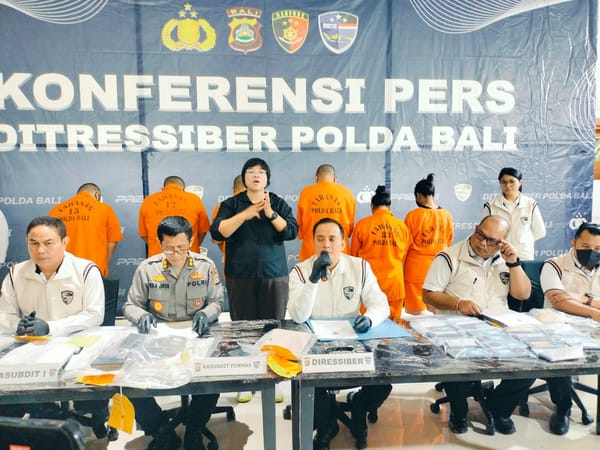 Polda Bali Ungkap Kasus Pelanggaran Data Pribadi, 6 Tersangka Diamankan