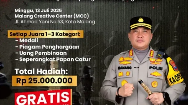 Para Jawara Catur Turun Gunung, Turnamen JTN-Polresta Malang Kota Jadi Ajang Bergengsi