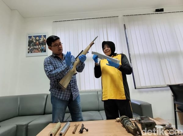 Polresta Banyumas Amankan Pemilik Bengkel Las Pelaku Pembuatan Senjata Api Ilegal