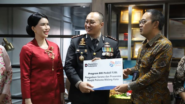 Renovasi Masjid Polresta Malang Kota Didukung Program CSR Perusahaan