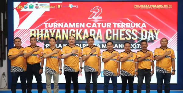 Lahirkan Atlet Muda, Wali Kota Malang Apresiasi Gelaran Bhayangkara Chess Day 2025