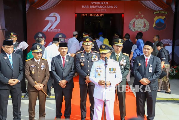 Wibawa Polri Bukan dari Seragam, tapi dari Teladan dan Pelayanan — Gubernur Jateng